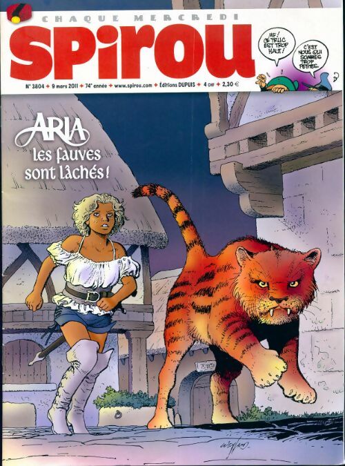Spirou n°3804 : Aria, les fauves sont lâchés - Collectif - Livre