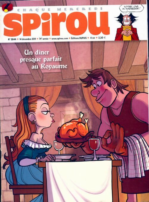 Spirou n°3844 : Une dîner presque parfait au royaume - Collectif - Livre