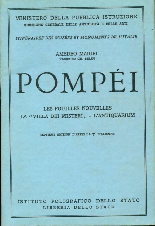 Pompéi - Amedeo Maiuri - Livre
