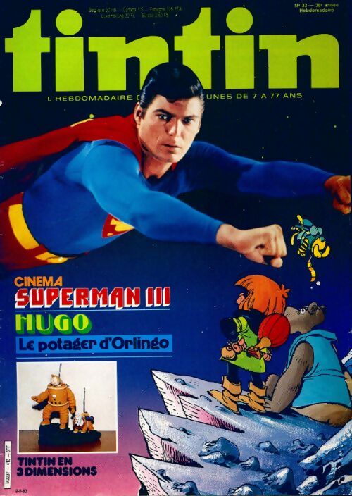 Tintin n°413 : Superman III - Collectif - Livre