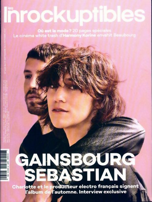 Les inRockuptibles n°1139 : Gainsbourg Sebastian - Collectif - Livre