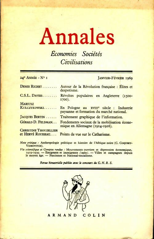 Annales 24e année n°1 - Collectif - Livre