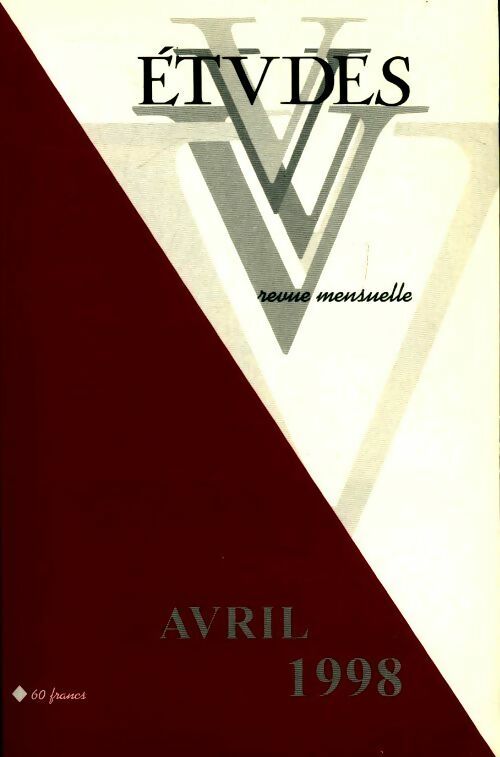 Etudes n°388-4 - Collectif - Livre