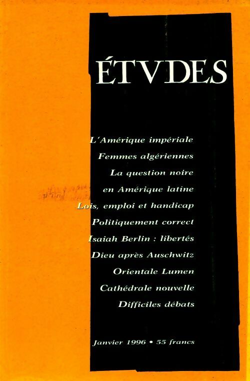 Etudes n°384-1 - Collectif - Livre
