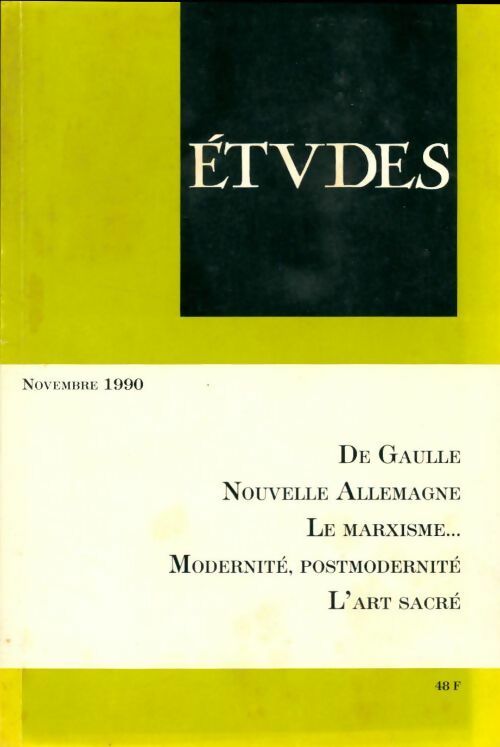 Etudes novembre 1990 - Collectif - Livre