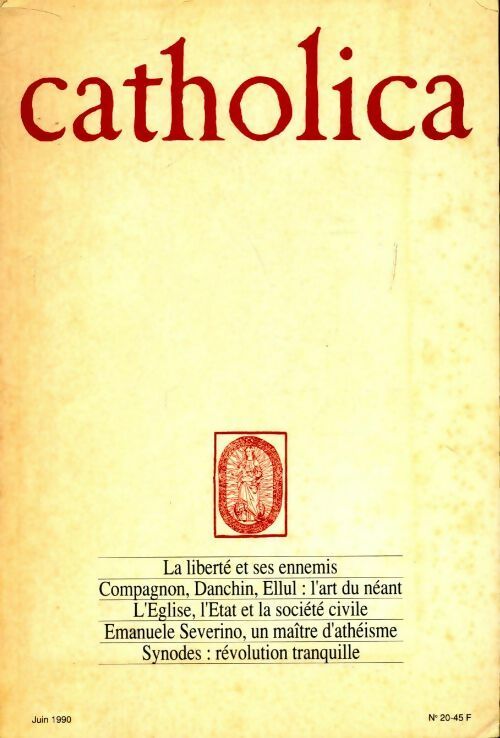 Catholica n°20 - Collectif - Livre