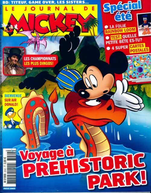 Le journal de Mickey n°3242 : Voyage à Préhistoric park ! - Collectif - Livre
