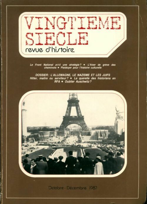 Vingtième siècle n°16 - Collectif - Livre