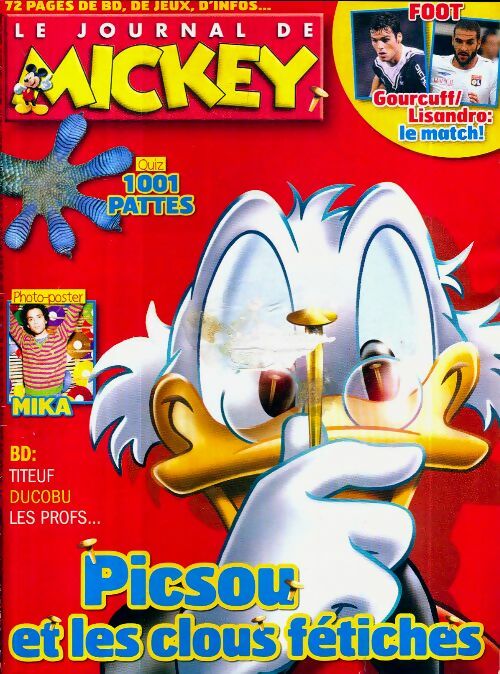Le journal de Mickey n°2988 : Picsou et les clous fétiches - Collectif - Livre