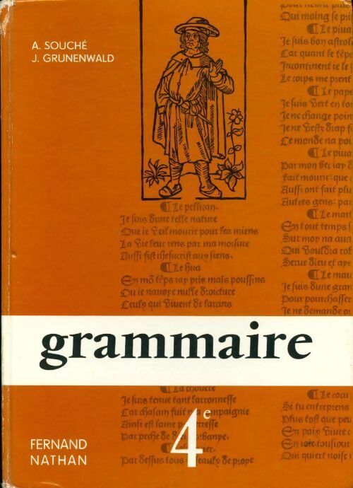 Grammaire 4e - A. Souché - Livre