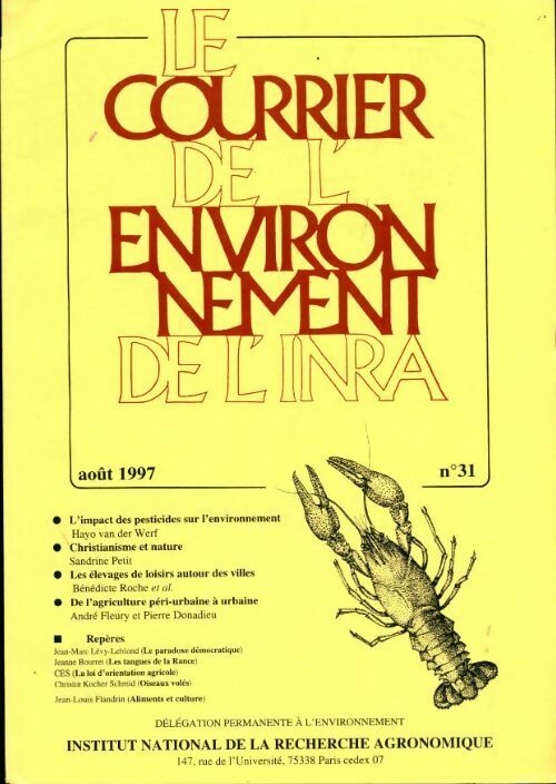 Le courrier de l'environnement n°31 - Collectif - Livre