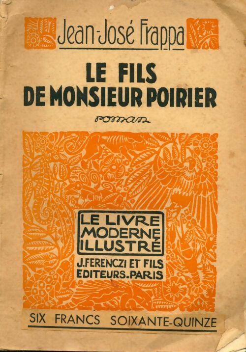 Le fils de monsieur Poirier - Jean-José Frappa - Livre