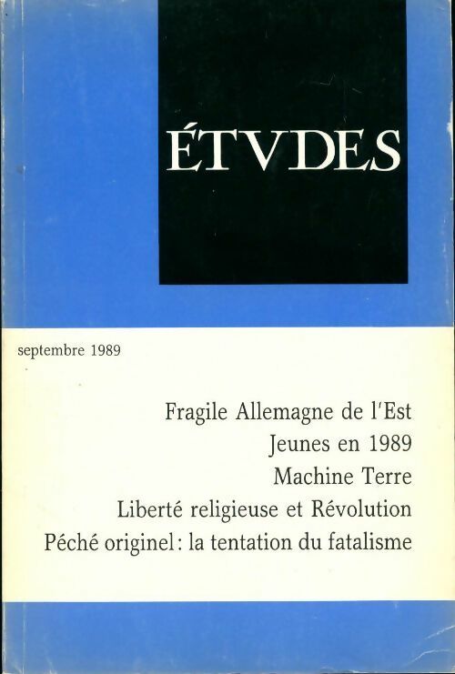 Etudes n°371-3 - Collectif - Livre