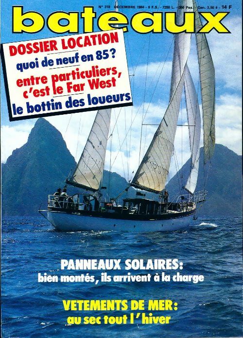 Bateaux n°319 : Dossier location / Panneaux solaires - Collectif - Livre