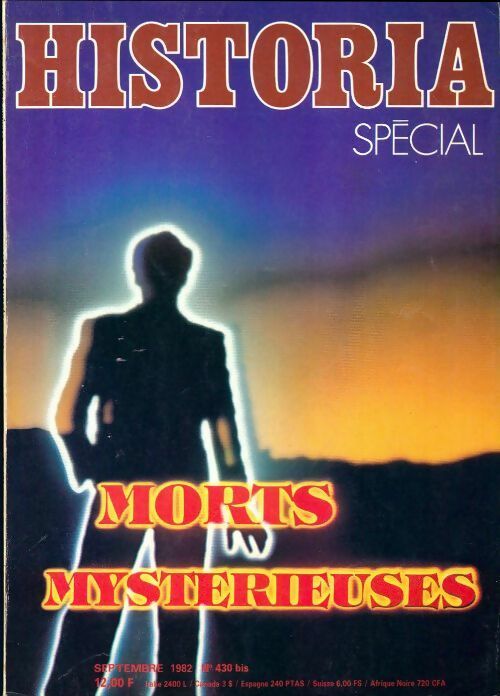 Historia spécial n°430 bis : Morts mystérieuses - Collectif - Livre