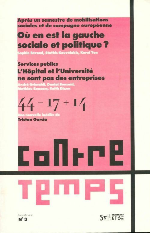 Contre temps n°3 - Collectif - Livre