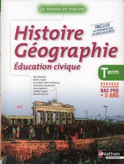 Histoire-géographie-Éducation civique Terminale bac pro - Martin Fugler - Livre