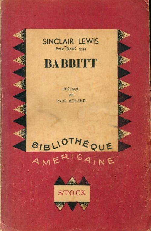 Babbitt - Sinclair Lewis - Livre