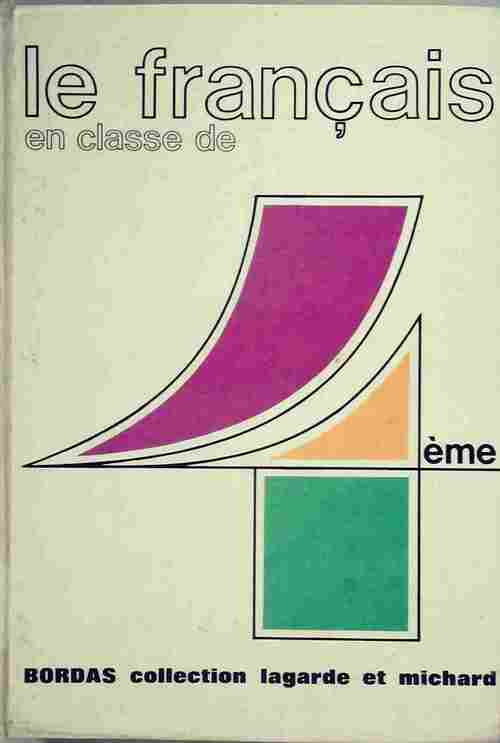 Français, classe de 4e - Marcel Barral - Livre