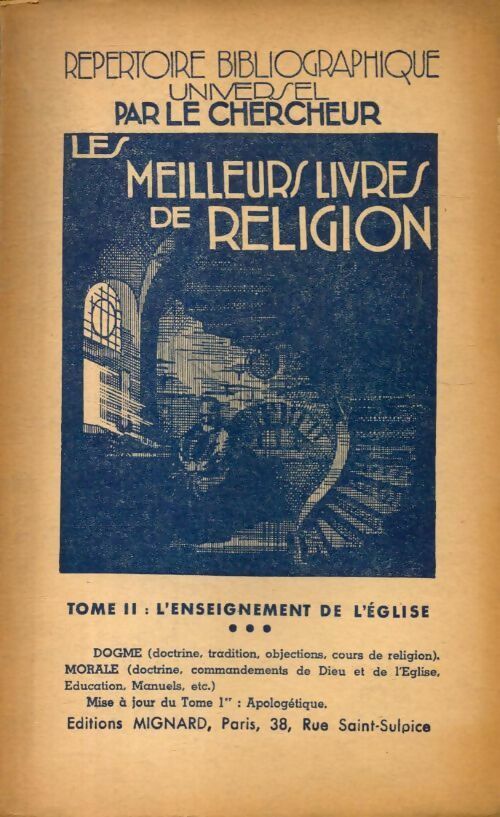 Les meilleurs livres de religion Tome II - Collectif - Livre