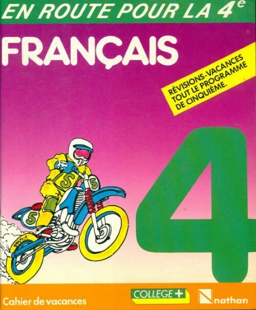 En route pour la 4e Français - Collectif - Livre