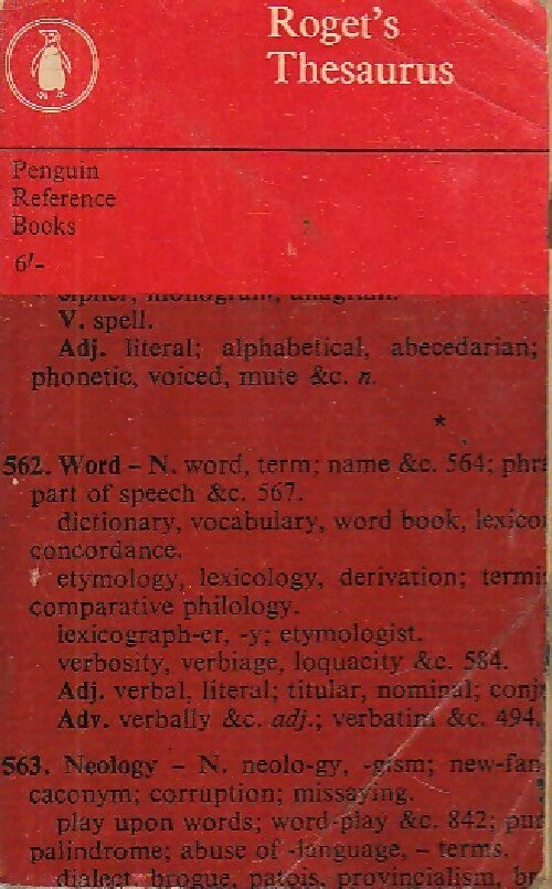 Roget's thesaurus - Peter Mark Roget - Livre
