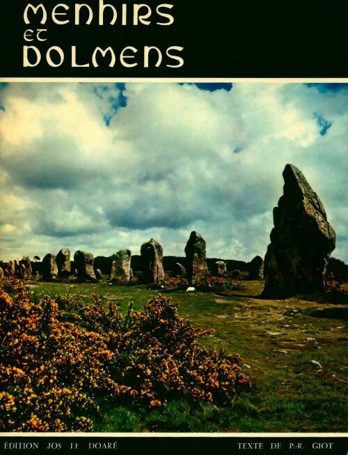Menhirs et dolmens - Pierre-Roland Giot - Livre