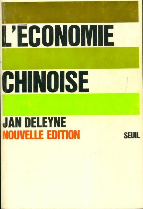 L'économie chinoise - Jan Deleyne - Livre