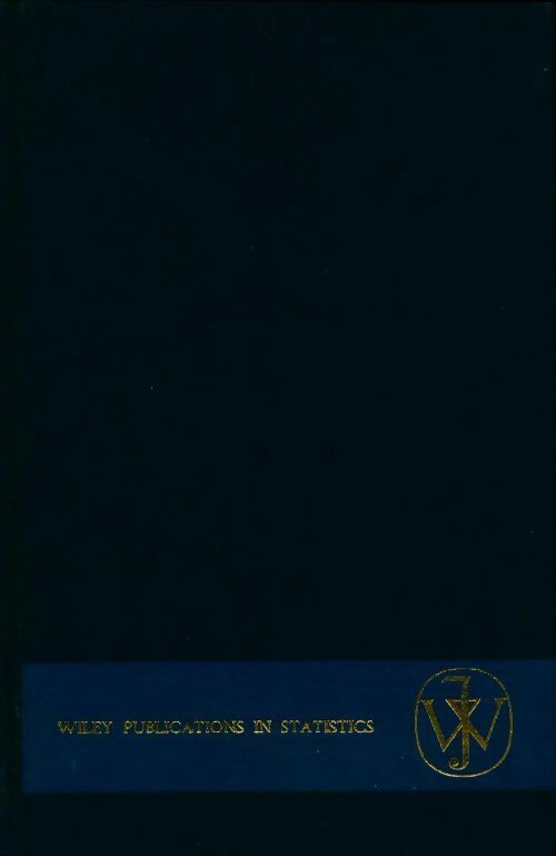 Planning of experiments - D.R. Cox - Livre
