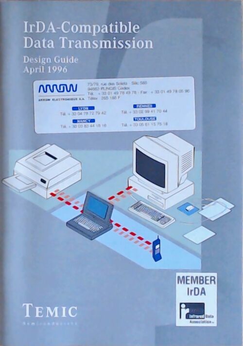 IrDA-compatible data transmission : Design guide 1996 - Collectif - Livre