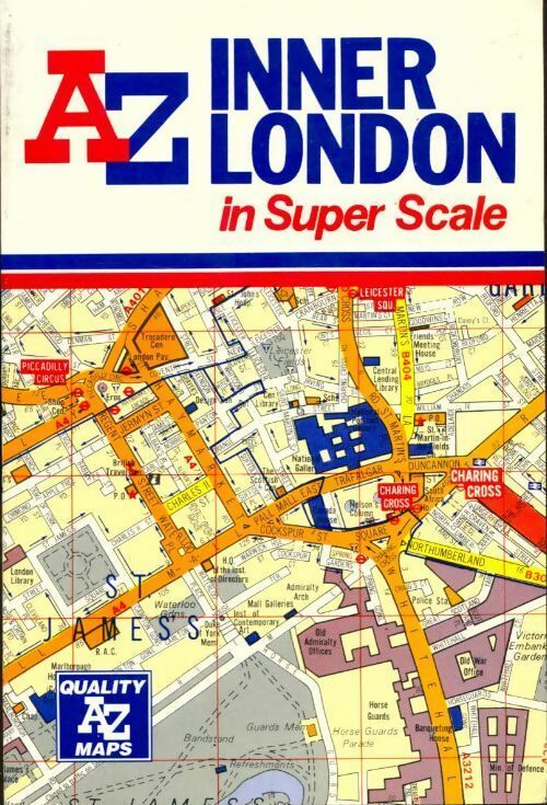 A Z inner London in super scale - Collectif - Livre