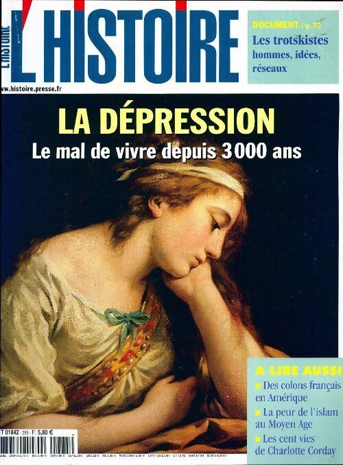 L'histoire n°285 : La dépression - Collectif - Livre