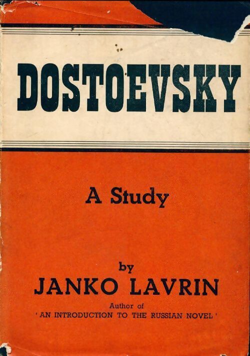 Dostoevsky. A study - Janko Lavrin - Livre