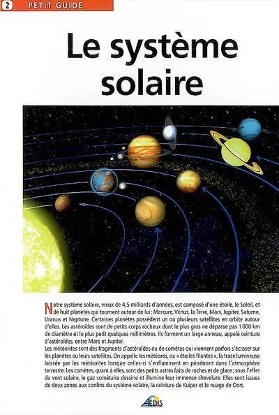 Le système solaire - Collectif - Livre