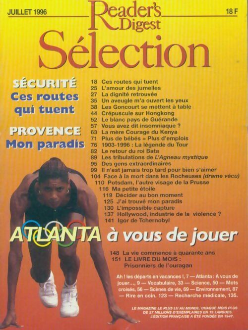 Reader's digest sélection juillet 1996 - Collectif - Livre