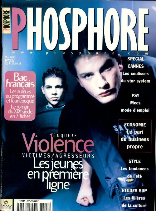Phosphore n°227 : Violence - Collectif - Livre