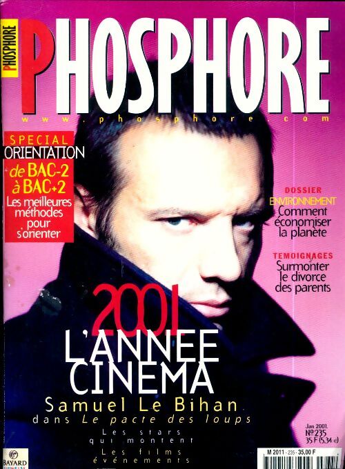 Phosphore n°235 : 2001 l'année cinmé - Collectif - Livre