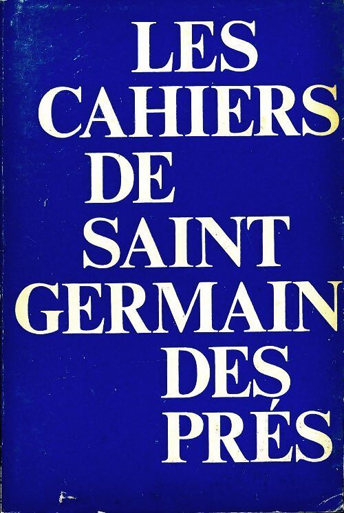 Les cahiers de Saint Germain des Prés n°5 - Collectif - Livre