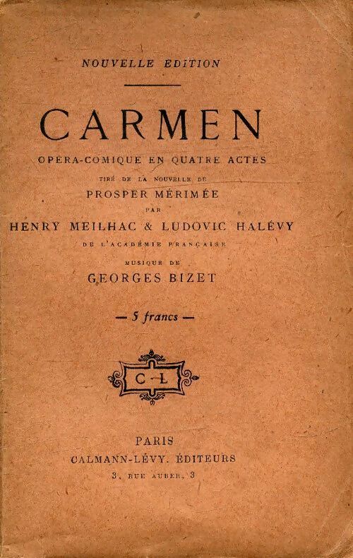 Carmen - Prosper Mérimée - Livre