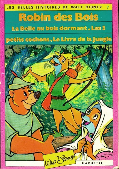 Robin des bois / La belle au bois dormant / Les 3 petits cochons / Le livre de la jungle - Collectif - Livre