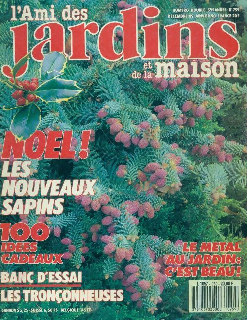L'ami des jardins et de la maison n°759 : Les nouveaux sapins - Collectif - Livre