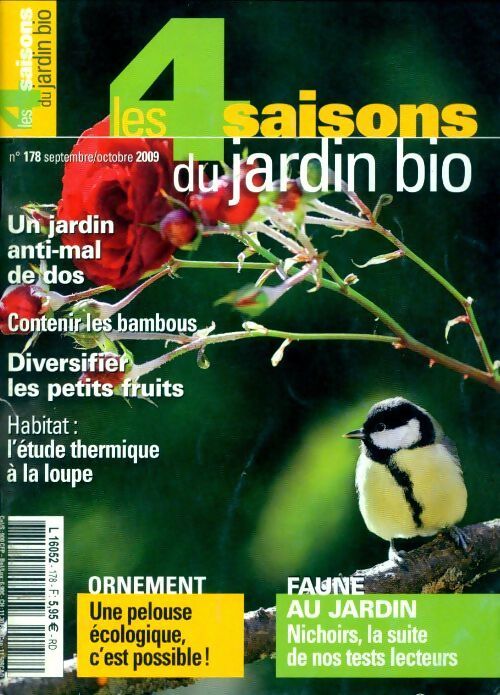 Les 4 saisons du jardin bio n°178 - Collectif - Livre