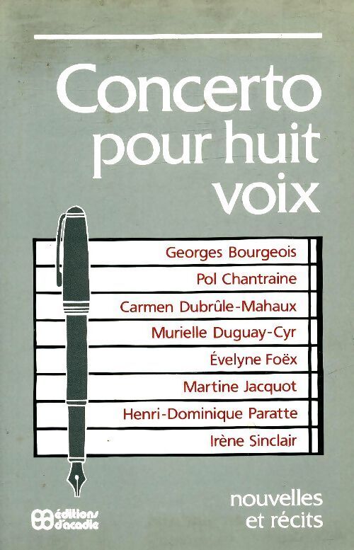 Concerto pour huit voix - Collectif - Livre