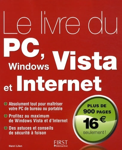 Le livre du PC, Windows vista et internet - Henri Lilen - Livre