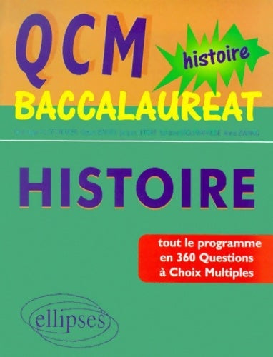 QCM baccalauréat histoire - Dominique Audet-Perrier - Livre