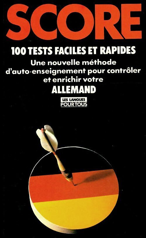 Score allemand : testez votre niveau - Jean-Paul Vernon - Livre