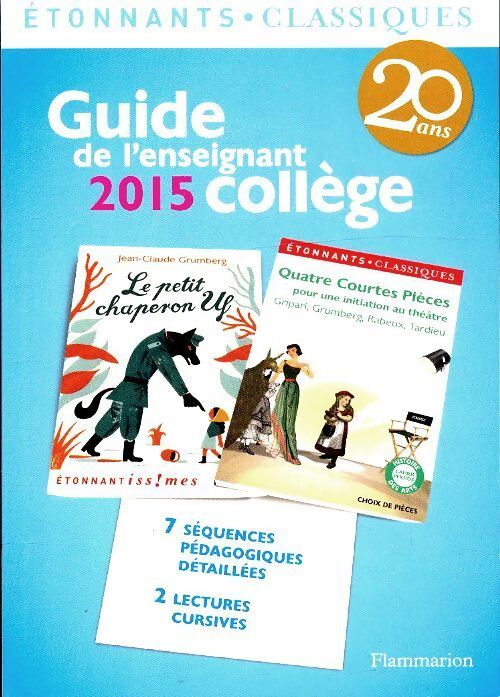 Guide de l'enseignant 2015 (collège) - Inconnu - Livre