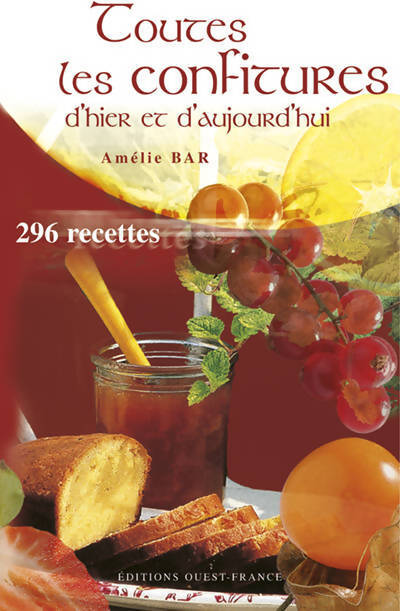 Toutes les confitures - Amélie Bar - Livre