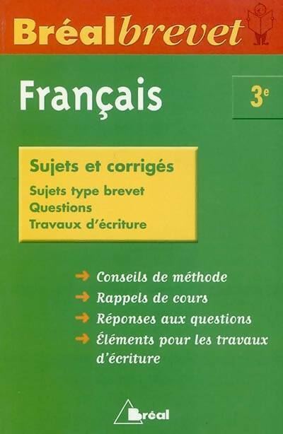 Français 3e sujets et corrigés - Amélie De Carvalho - Livre