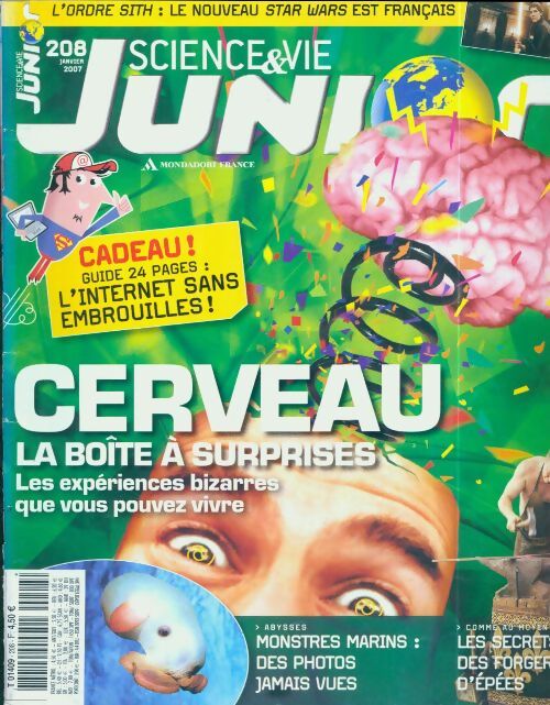 Science & vie junior n°208 : Cerveau, la boîte à surprises - Collectif - Livre